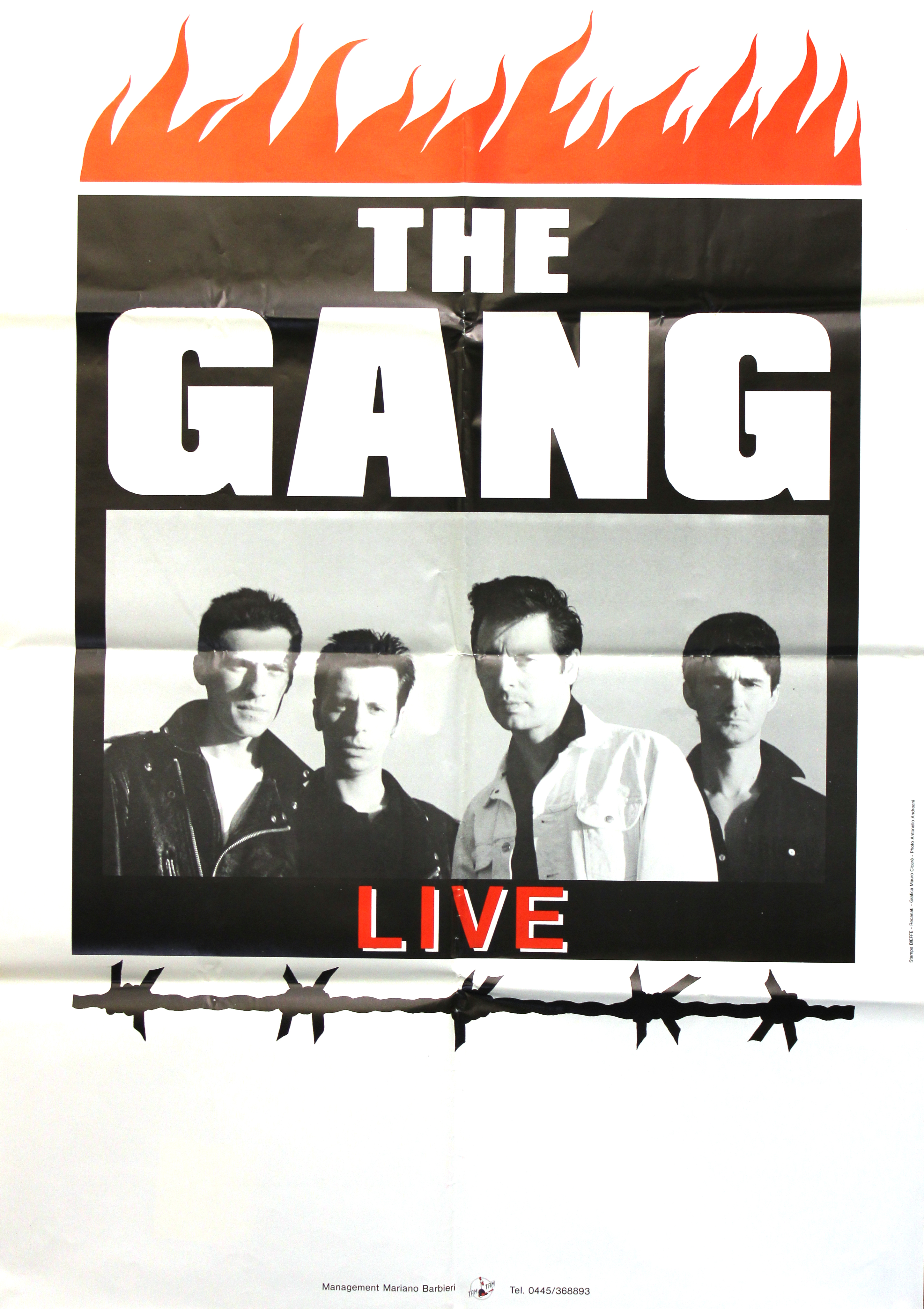 Cremona Rock 1988 - Concerto The Gang 