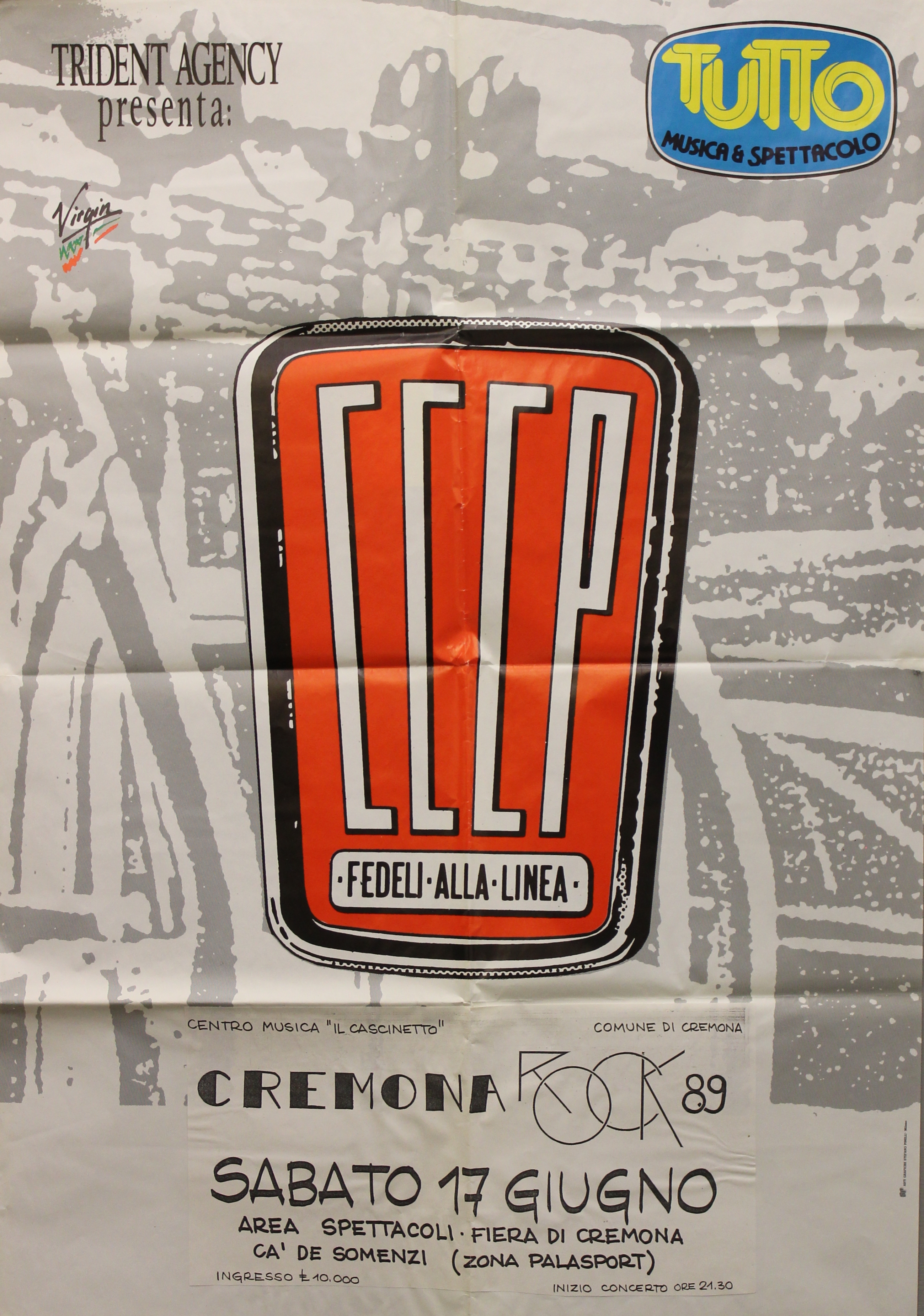 Cremona Rock 1989 - Concerto CCCP 