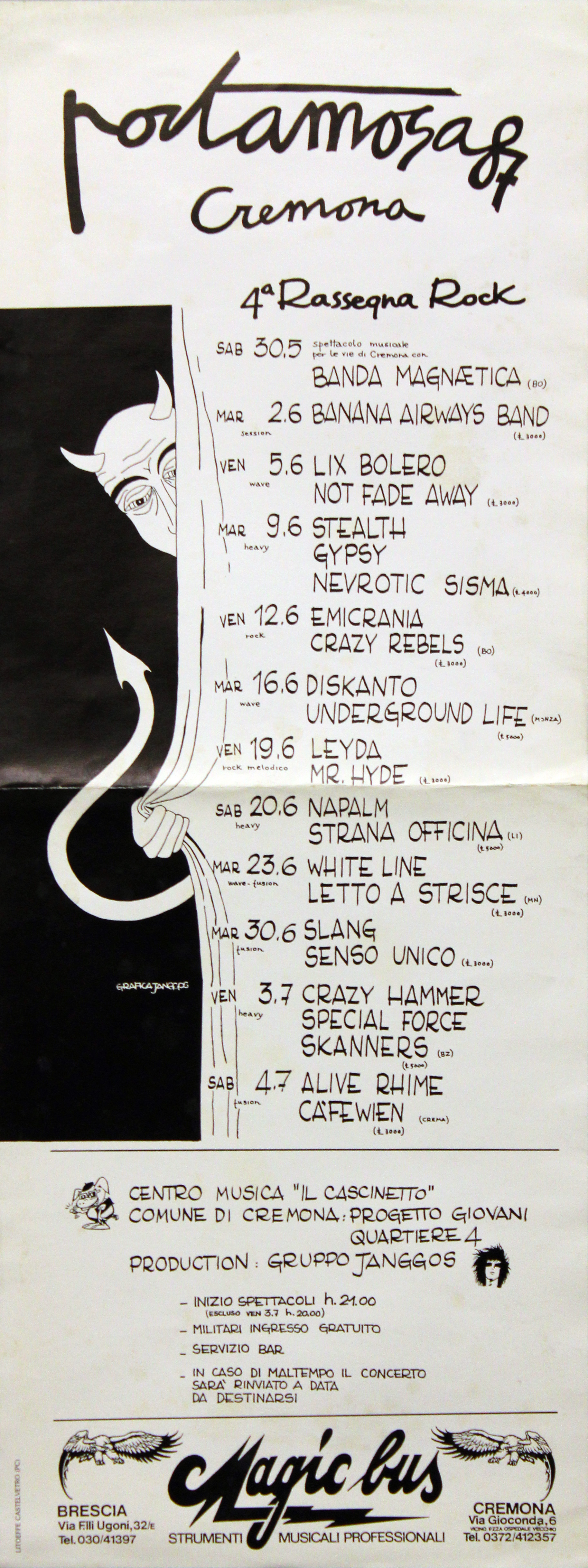 Porta Mosa 1987 - Locandina