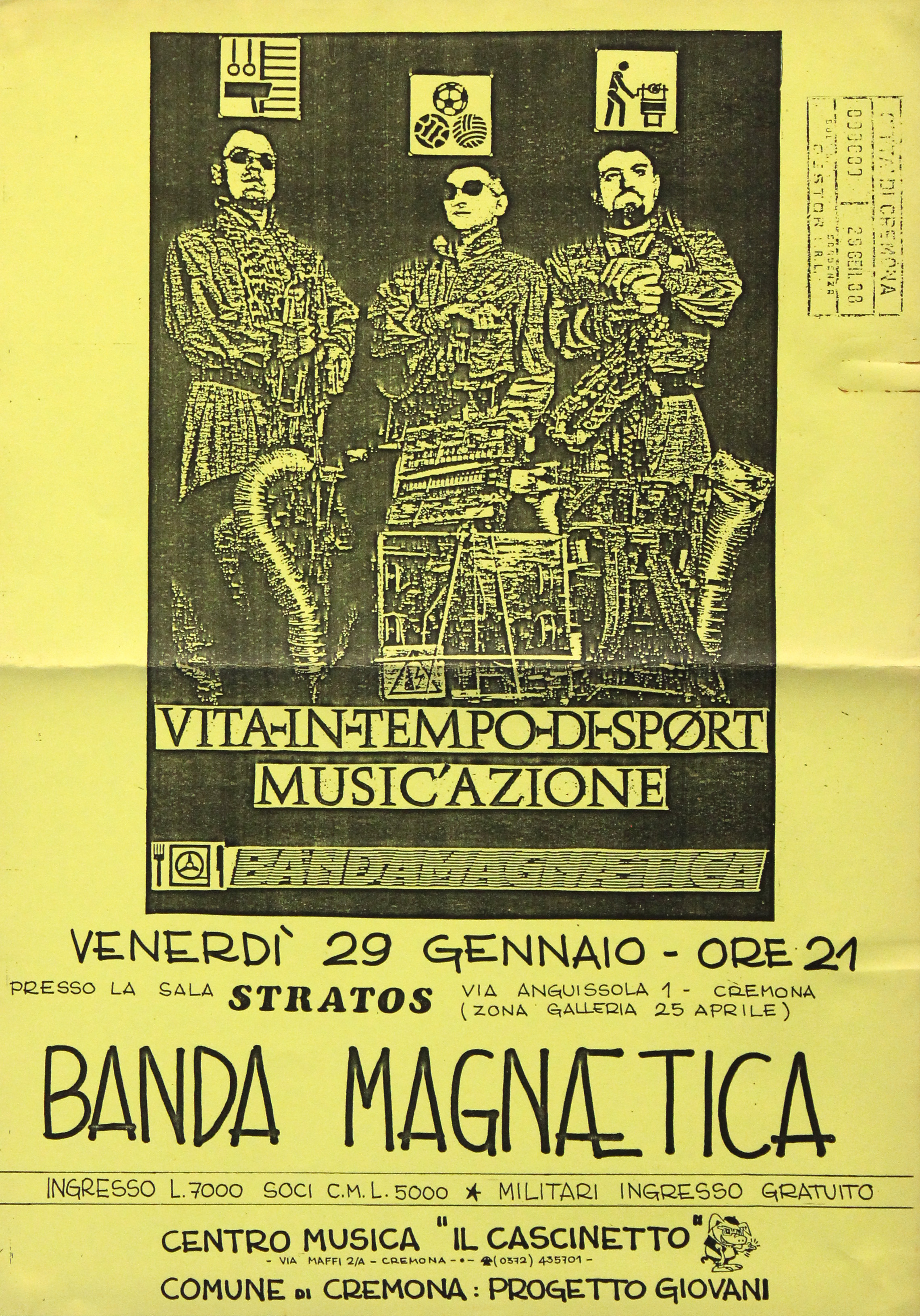 Spaziando 1988 - Locandina Bandamagnætica