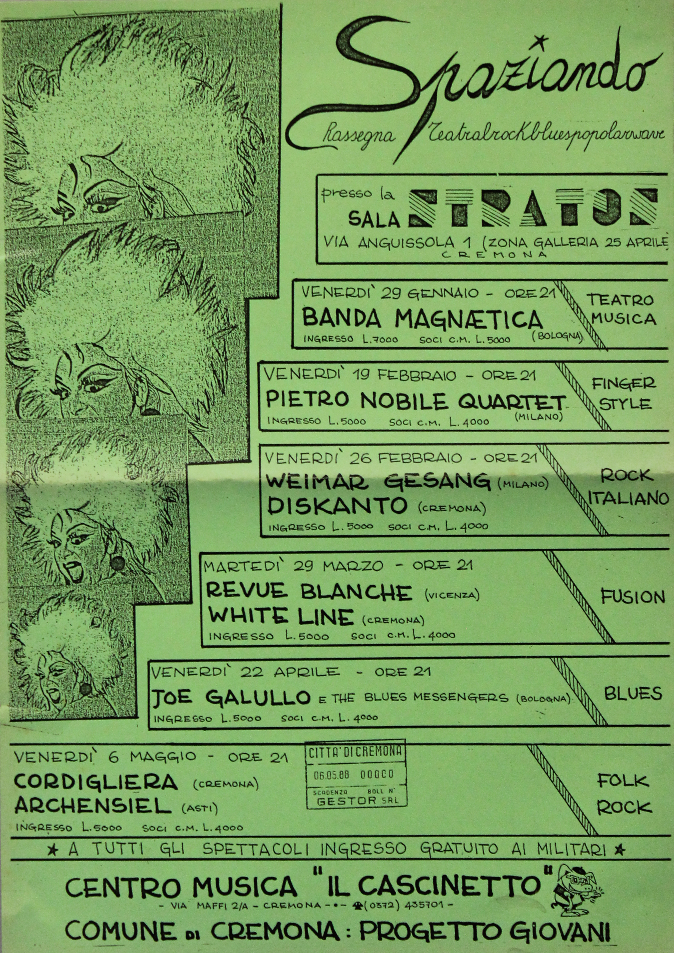 Spaziando 1988 - Locandina